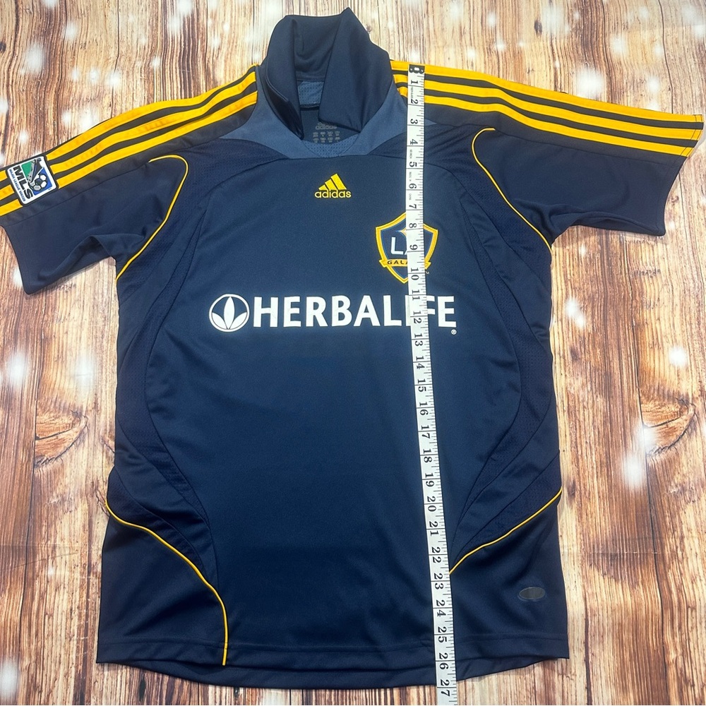 Adidas David Beckham LA Galaxy Soccer Men’s Jersey Size Large 2007 - Picture 11 of 16